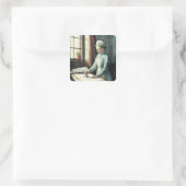 Sticker Carré Laundry Maid, c.1880 (Sac)