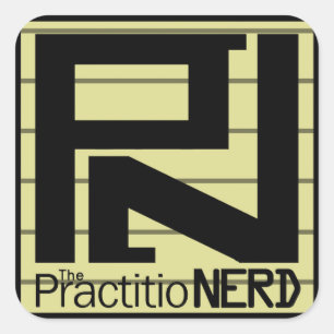 Sticker Carré L'autocollant "Original" PracticeNERD (3" x 3")