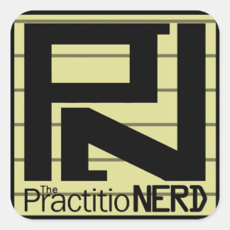 Sticker Carré L'autocollant "Original" PracticeNERD (3" x 3")