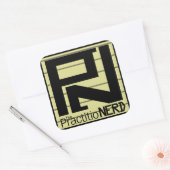 Sticker Carré L'autocollant "Original" PracticeNERD (3" x 3") (Enveloppe)