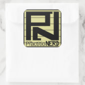 Sticker Carré L'autocollant "Original" PracticeNERD (3" x 3") (Sac)