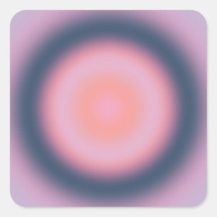 Sticker Carré Lavande Dégradée Rétro Lavande Violette Lilac Abst