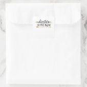 Sticker Carré l'aventure est là (Sac)