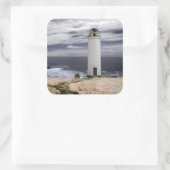 Sticker Carré Laxe Lighthouse | Galicia, Spain (Sac)