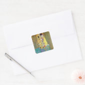 Sticker Carré Le baiser 2 par Gustav Klimt (Enveloppe)