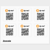 Sticker Carré Le Bitcoin M'Astuce ? (Feuille)