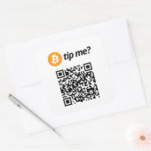 Sticker Carré Le Bitcoin M'Astuce ? (Enveloppe)