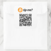 Sticker Carré Le Bitcoin M'Astuce ? (Sac)