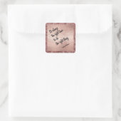 Sticker Carré Le bon moment (Sac)