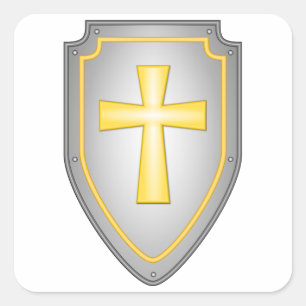 Sticker Carré Le Bouclier De La Foi