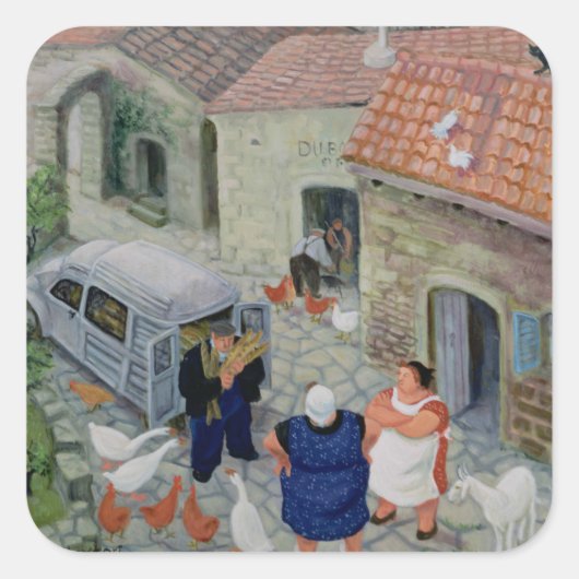 Sticker Carré Le Boulanger (Devant)