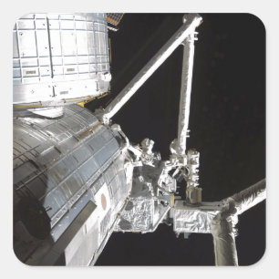 Sticker Carré Le bras robotique du Japonais Experiment Modu 2