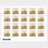 Sticker Carré Le cacao (Feuille)