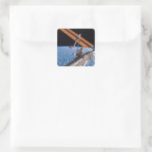 Sticker Carré Le Canadarm2 et les ailes de panneaux solaires (Sac)