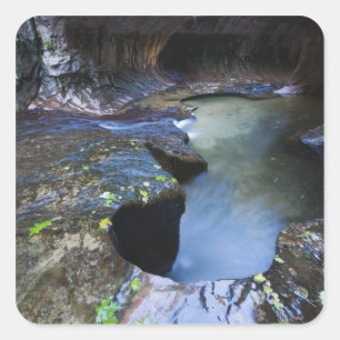 Sticker Carré Le canyon à sous du métro