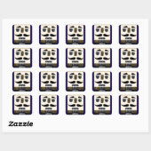Sticker Carré Le Casse-Noix (Feuille)