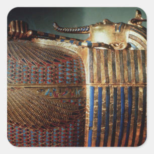 Sticker Carré Le cercueil les plus secrets de Tutankhamun