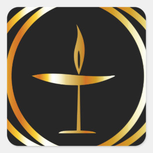 Sticker Carré Le Chalice flamboyant