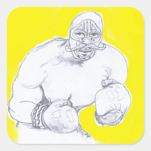 Sticker Carré Le Champ de bataille (Devant)