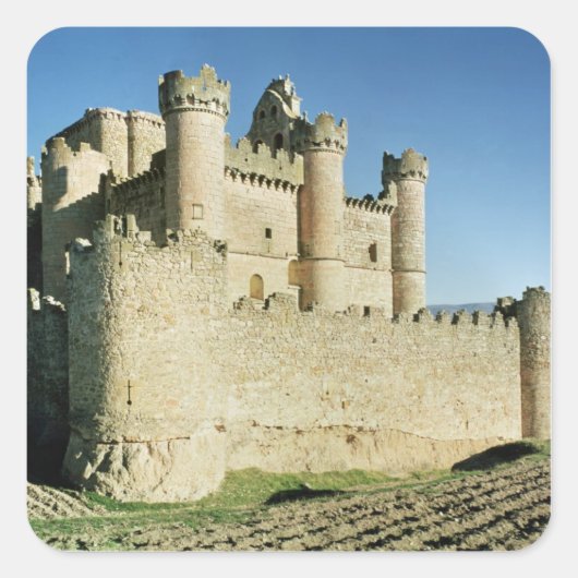 Sticker Carré Le château (Devant)