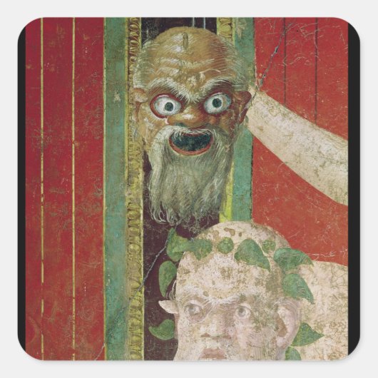 Sticker Carré Le chef du Silène des personnes âgées (Devant)