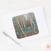 Sticker Carré Le chemin de janvier (Enveloppe)