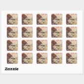 Sticker Carré Le chercheur (Feuille)