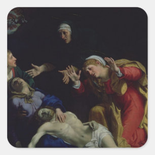Sticker Carré Le Christ mort en deuil, c.1604