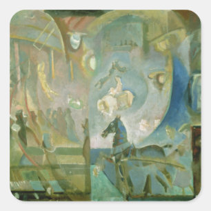 Sticker Carré Le cirque, c.1910