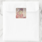 Sticker Carré Le Cloud Damsels, de la forteresse rocheuse, (Sac)