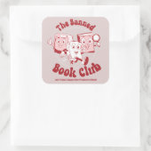 Sticker Carré Le Club de lecture des livres interdits (Sac)