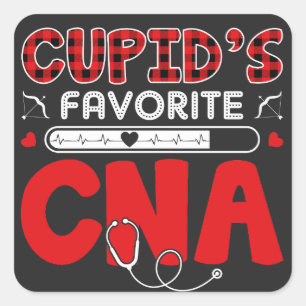 Sticker Carré Le CNA favori de Cupidon : Appréciation des héros