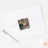 Sticker Carré Le coeur (Enveloppe)