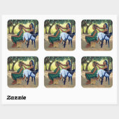 Sticker Carré Le Coiffeur 2001 (Feuille)