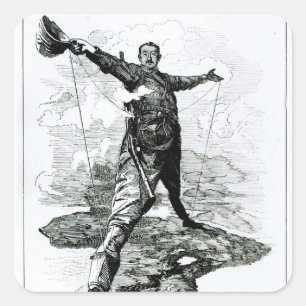 Sticker Carré Le Colosse des Rhodes de Punch