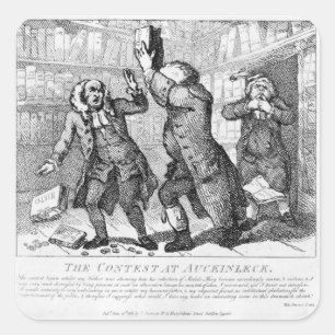 Sticker Carré Le concours à Auckinleck