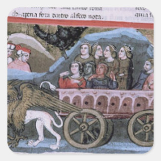 Sticker Carré Le concours paradisiaque de Purgatorio