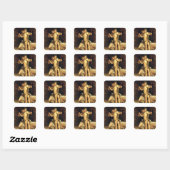 Sticker Carré Le coup (Feuille)