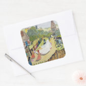 Sticker Carré Le couple heureux (Enveloppe)