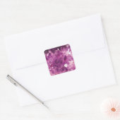 Sticker Carré Le cristal de violet (Enveloppe)