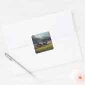 Sticker Carré Le Derby Epsom, 1821 (Enveloppe)