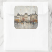 Sticker Carré Le design The Quarters 02 (Sac)