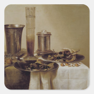 Sticker Carré Le dessert, 1637