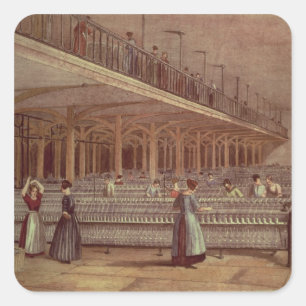 Sticker Carré Le Doubling Room, Dean Mills, 1851