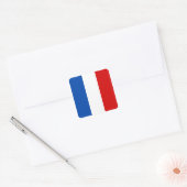 Sticker Carré Le drapeau de la France (Enveloppe)