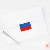 Sticker Carré Le drapeau de la Russie (Enveloppe)