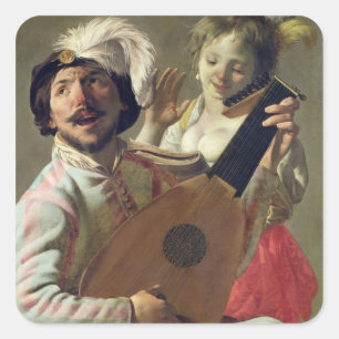 Sticker Carré Le Duet, 1628