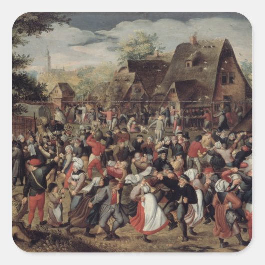 Sticker Carré Le Festival du Village (Devant)