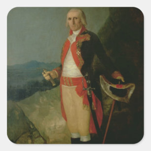 Sticker Carré Le Général Jose de Francisco Jose de Goya y