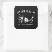 Sticker Carré Le golfe du Mexique reste salé et résiste (Sac)